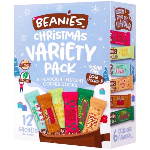 Beanies Variety Karácsonyi instant kávé válogatás 10x2g