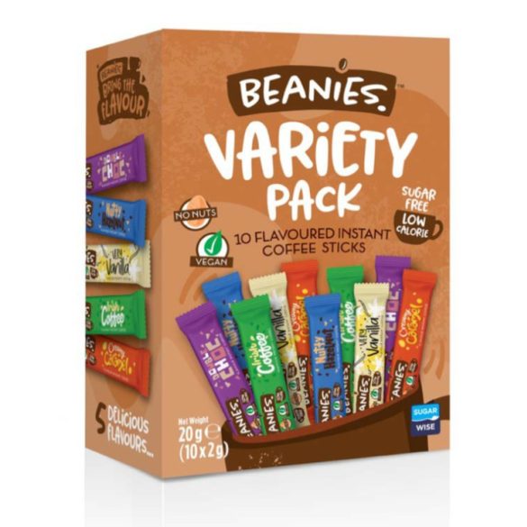 Beanies Variety Ízesített instant kávé válogatás 10x2g