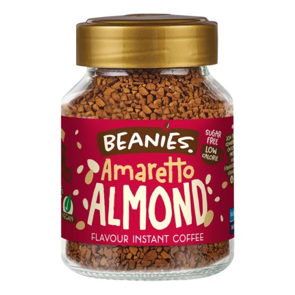 Beanies Amaretto Almond Mandulás ízesítésû azonnal oldódó kávé 50g