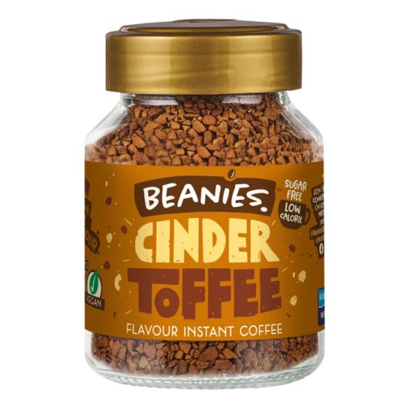 Beanies Cinder Toffee Karamell ízesítésû azonnal oldódó kávé 50g