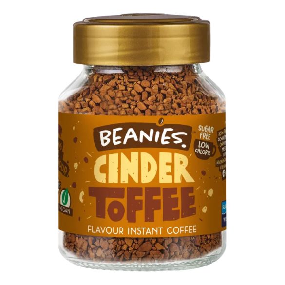 Beanies Cinder Toffee Karamell ízesítésû azonnal oldódó kávé 50g