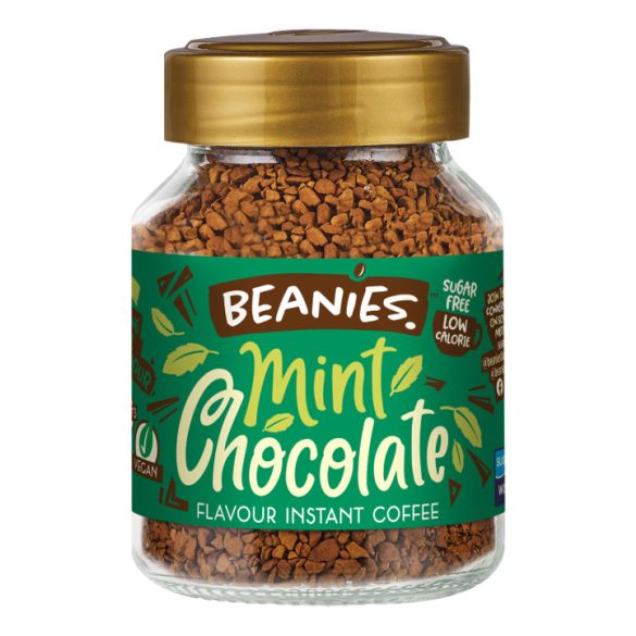 Beanies Mint Chocolate Mentás-csoki ízesítésû azonnal oldódó kávé 50g