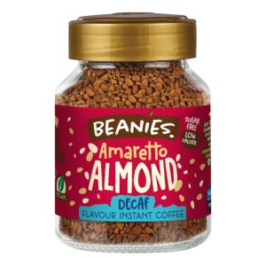 Beanies Koffeinmentes Amaretto Almond Mandulás ízesített azonnal oldódó kávé 50g