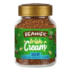   Beanies Koffeinmentes Irish Cream Ír krémlikõr ízesített azonnal oldódó kávé 50g