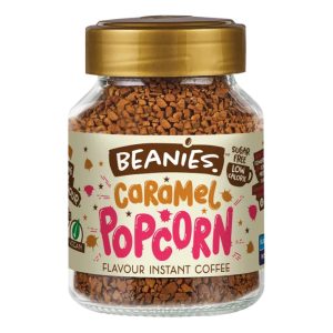 Beanies Caramel Popcorn Karamellás popcorn ízesítésû azonnal oldódó kávé 50g
