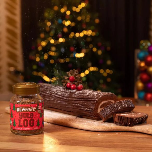Beanies Yule Log Fatörzs Torta Ízesítésű azonnal oldódó kávé 50g