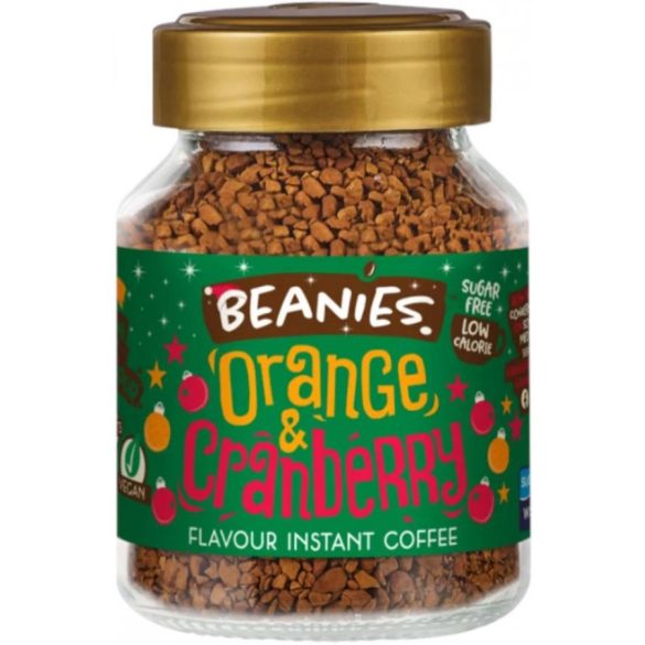 Beanies Orange & Cranberry Narancs-áfonya ízesítésű azonnal oldódó kávé 50g