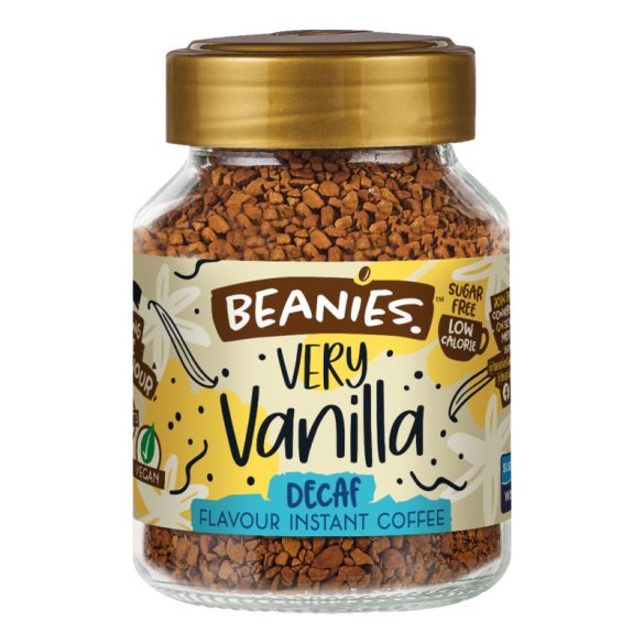 Beanies Koffeinmentes Very Vanilla Ízesített instant kávé 50g