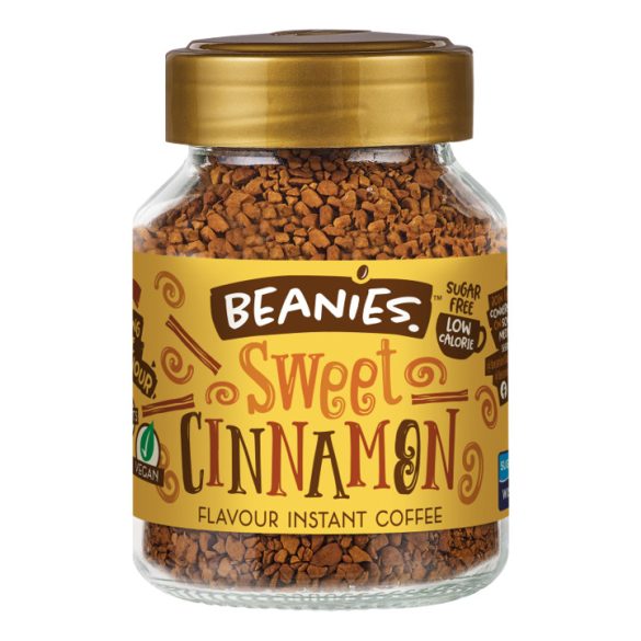 Beanies Sweet Cinnamon Fahéj ízesítésû azonnal oldódó kávé 50g