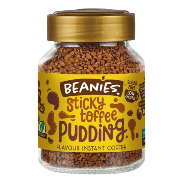 Beanies Sticky Toffee Pudding Ízesített instant kávé 50g