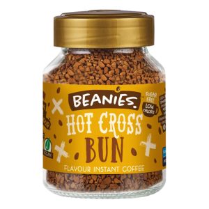 Beanies Hot Cross Bun Mazsolás süti ízesített instant kávé 50g