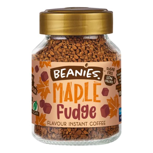 Beanies Maple Fudge Ízesített instant kávé 50g